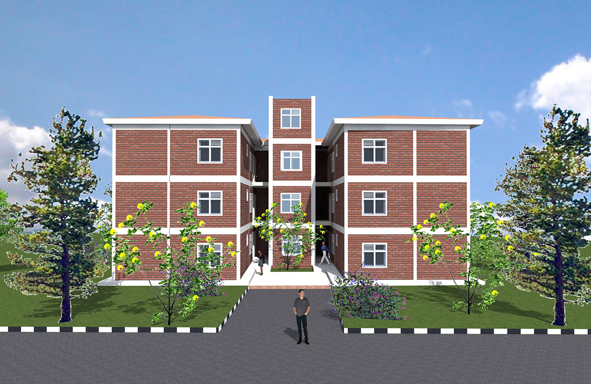Rwanda Apartments development. Proposed 10,000 mixed residential units, Kigali.